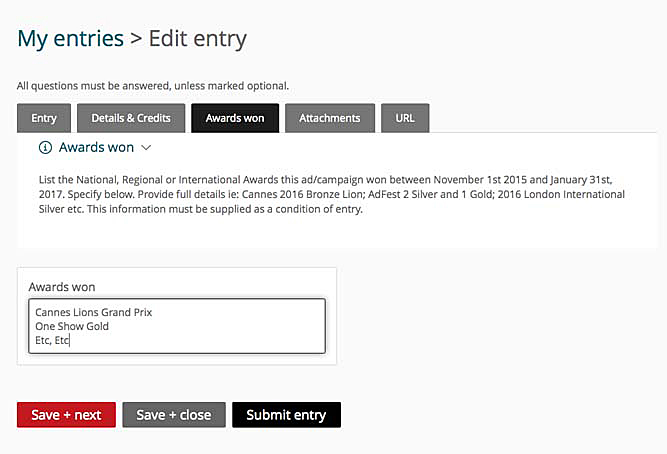 Call for entries to Campaign Brief’s The Work 2022: Free to enter – Deadline Thursday 14th April