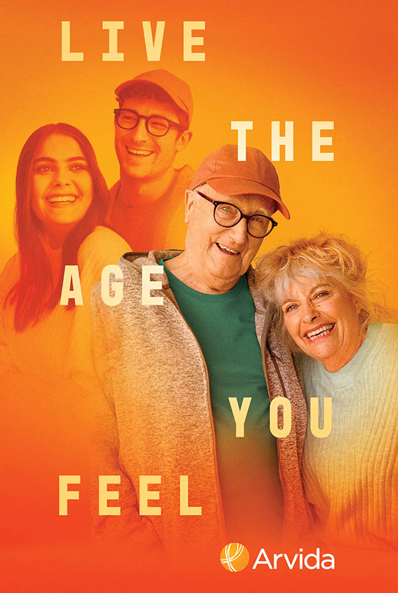 ARVIDA LAUNCHES NEW ‘LIVE THE AGE YOU FEEL’ NATIONAL BRAND CAMPAIGN VIA AUGUSTO