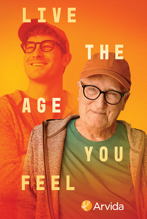 ARVIDA LAUNCHES NEW ‘LIVE THE AGE YOU FEEL’ NATIONAL BRAND CAMPAIGN VIA AUGUSTO