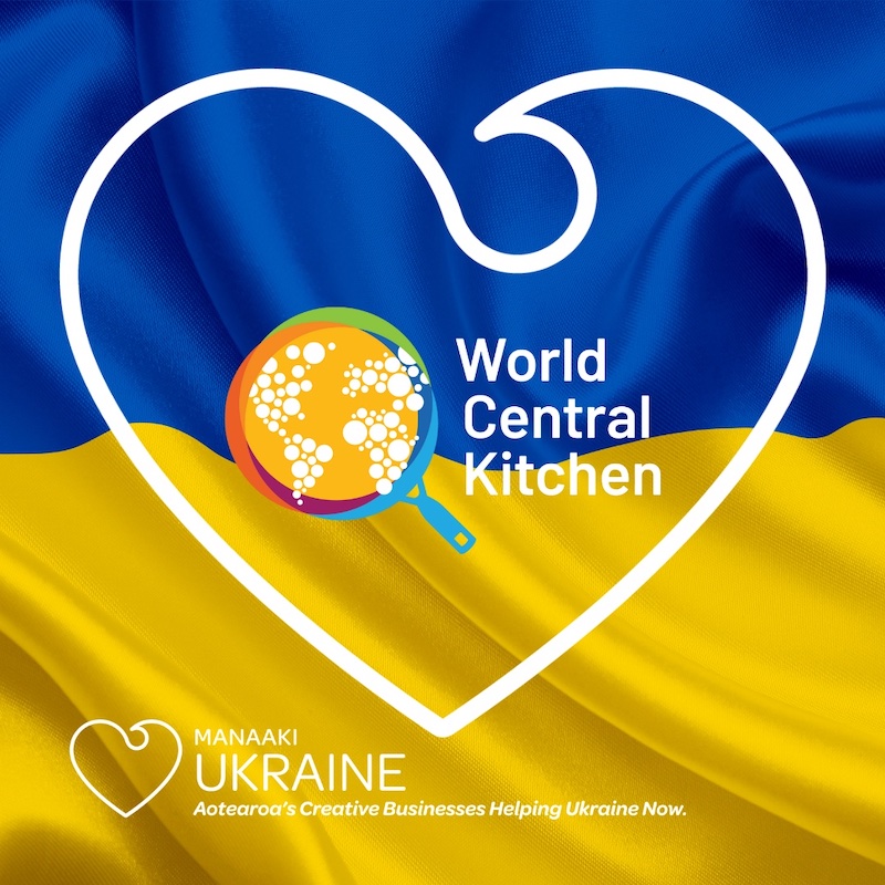 Aotearoa’s creative industry launches new ‘MANAAKI UKRAINE’ campaign to help Ukraine now