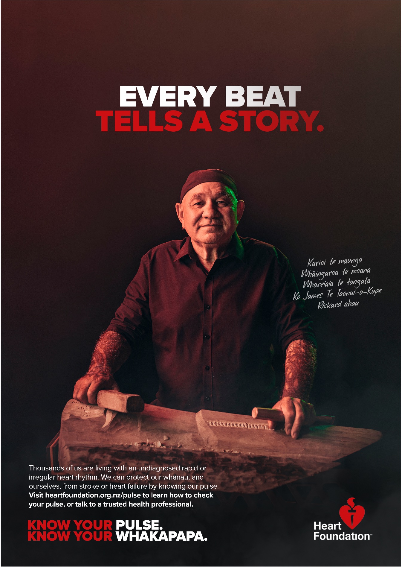 Heart Foundation encourages pulse checks in new campaign via dentsu Aotearoa