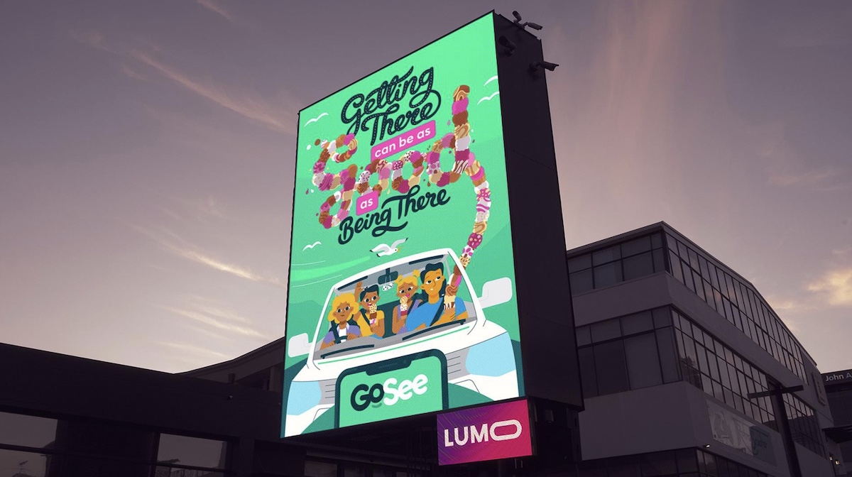 GoSee says ‘getting there can be as good as being there’ in debut campaign via Daylight