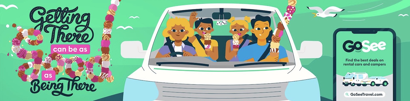 GoSee says ‘getting there can be as good as being there’ in debut campaign via Daylight
