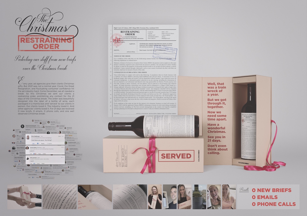 The Work 2022 Contenders: Colenso BBDO