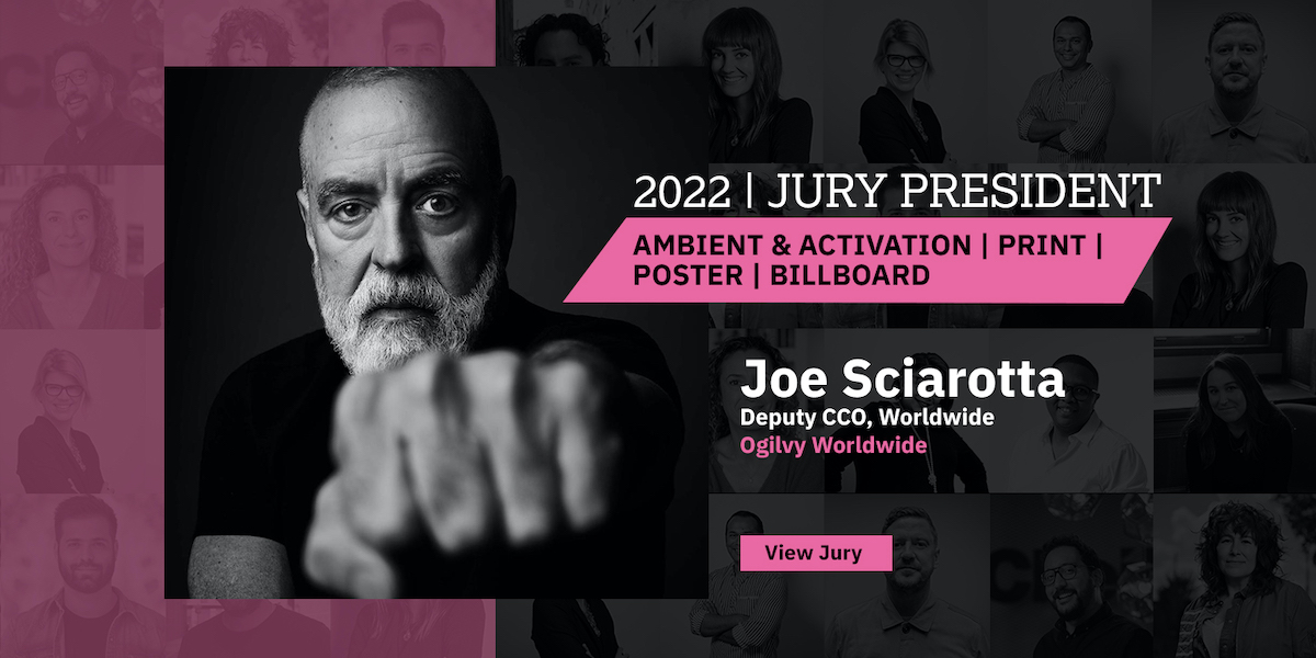 Special ECD Lisa Fedyszyn selected for LIA Ambient & Activation | Print | Poster | Billboard jury