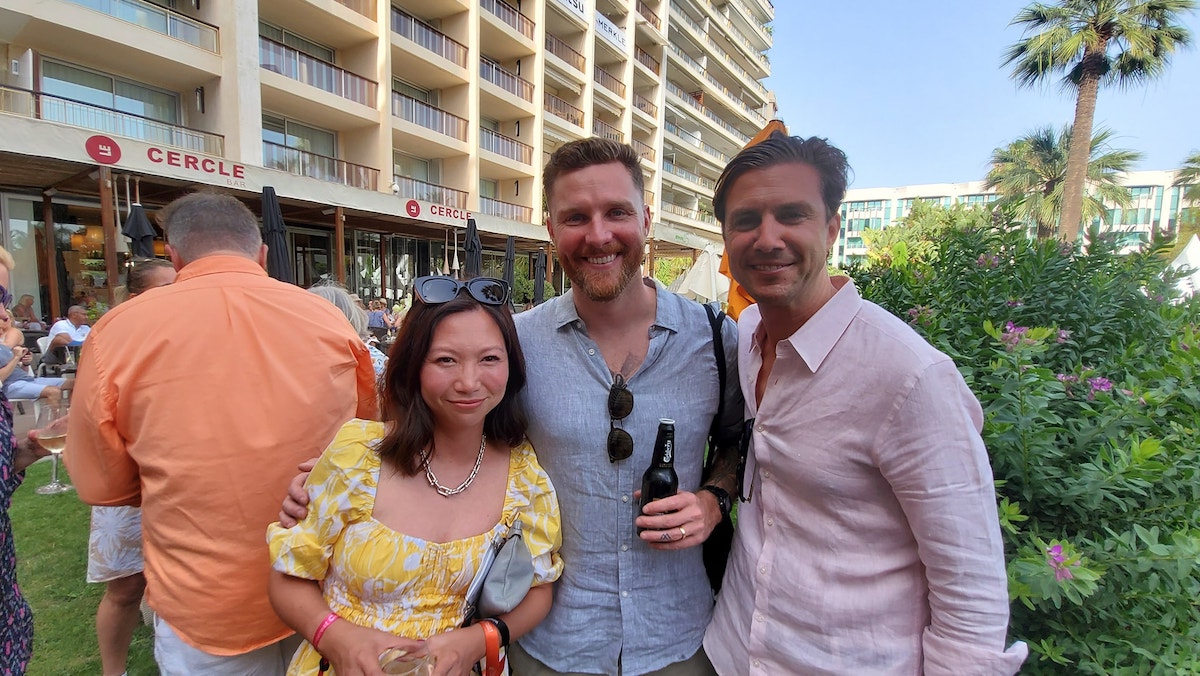 Aussie and Kiwi delegates treated to the annual Campaign Brief Cannes Welcome Cocktails courtesy of Photoplay and Fin Design + Effects
