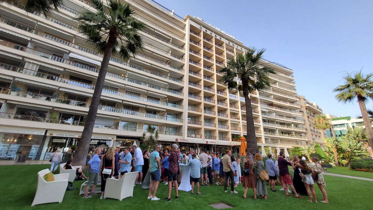 Aussie and Kiwi delegates treated to the annual Campaign Brief Cannes Welcome Cocktails courtesy of Photoplay and Fin Design + Effects