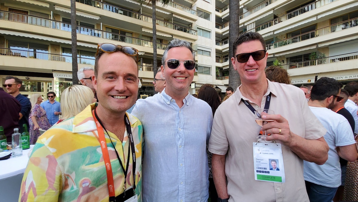 Aussie and Kiwi delegates treated to the annual Campaign Brief Cannes Welcome Cocktails courtesy of Photoplay and Fin Design + Effects