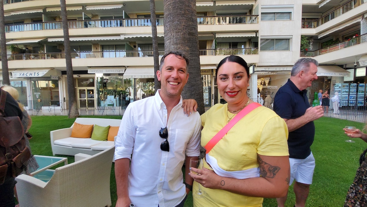 Aussie and Kiwi delegates treated to the annual Campaign Brief Cannes Welcome Cocktails courtesy of Photoplay and Fin Design + Effects