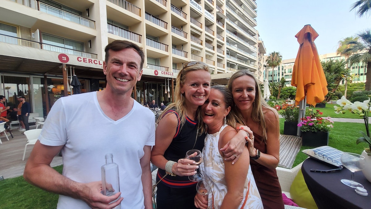 Aussie and Kiwi delegates treated to the annual Campaign Brief Cannes Welcome Cocktails courtesy of Photoplay and Fin Design + Effects