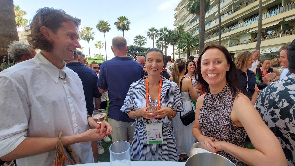 Aussie and Kiwi delegates treated to the annual Campaign Brief Cannes Welcome Cocktails courtesy of Photoplay and Fin Design + Effects