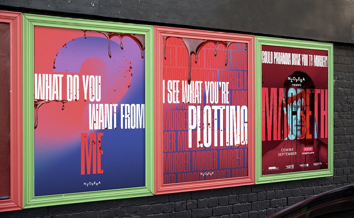 NZ Opera’s new Macbeth campaign stirs the paranoia in us all via FEDERATION