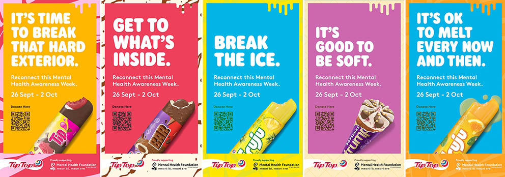 Bastion Shine campaign encourages Kiwis to ‘break the ice (cream)’ and reconnect for ‘Tip Top’ mental health
