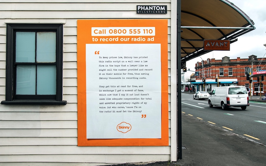 Skinny cleverly outsources its radio ads to New Zealanders in new campaign via Colenso BBDO