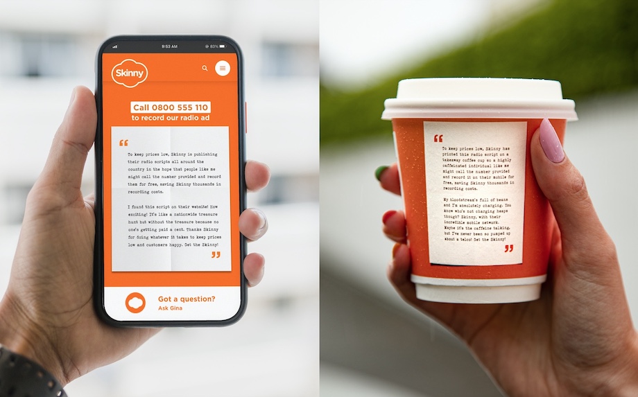 Skinny cleverly outsources its radio ads to New Zealanders in new campaign via Colenso BBDO