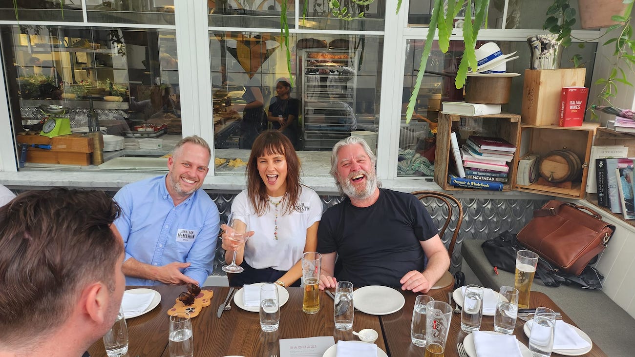 The cream of the Auckland ad industry out in force at the CB / Sweetshop Legendary Lunch