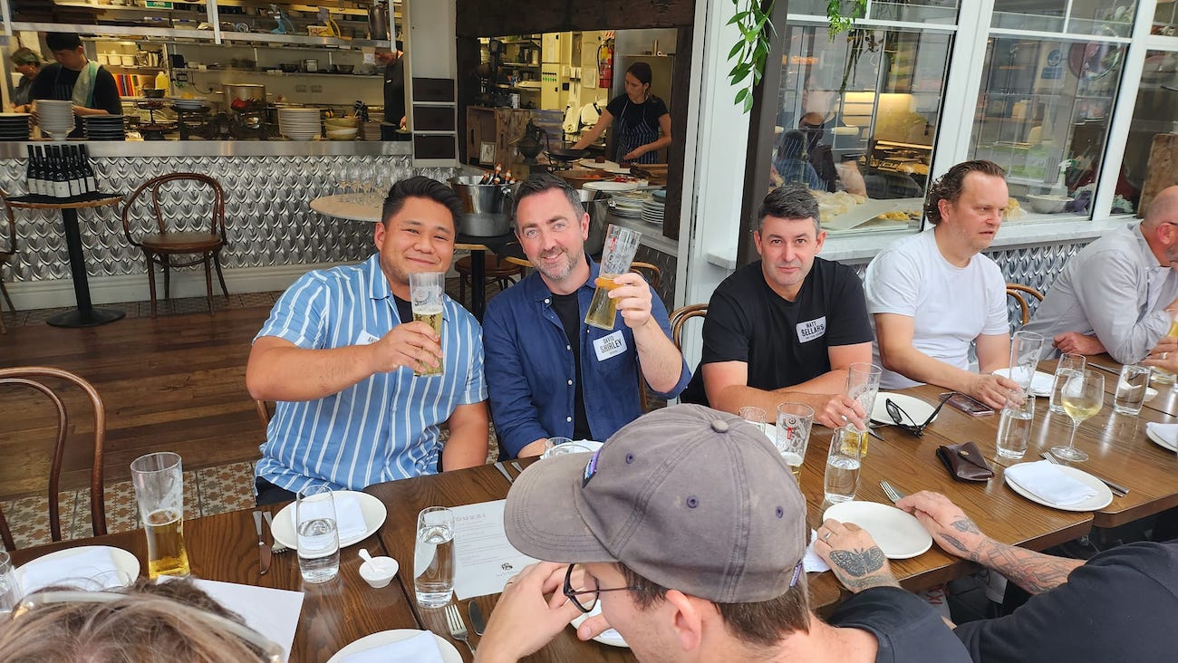 The cream of the Auckland ad industry out in force at the CB / Sweetshop Legendary Lunch