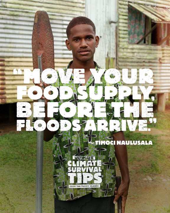 The Pacific Islands send the world survival tips for climate change timed to target COP27 leaders in new social campaign via Augusto