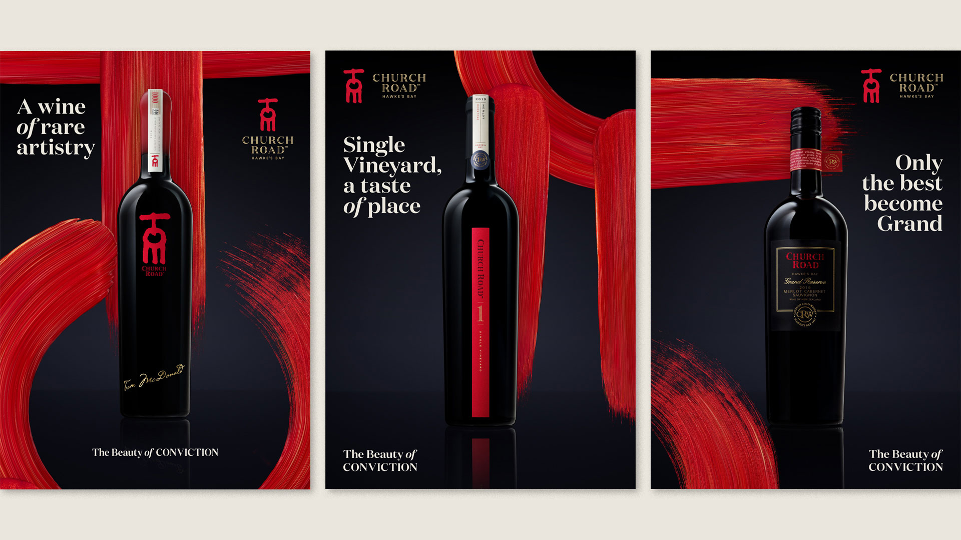 Pernod Ricard New Zealand fine wine brand Church Road launches new look via Emotive