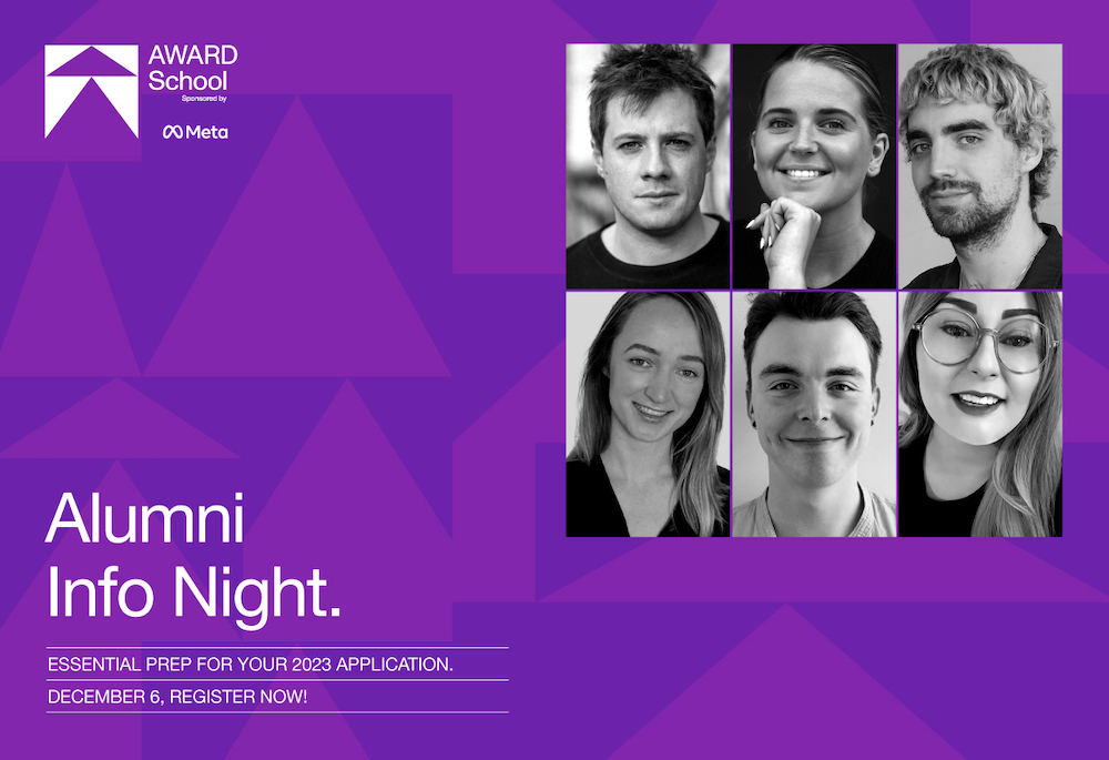 Last chance to register: AWARD School Alumni Info Night held 7pm AEDT tonight, Tuesday, Dec 6