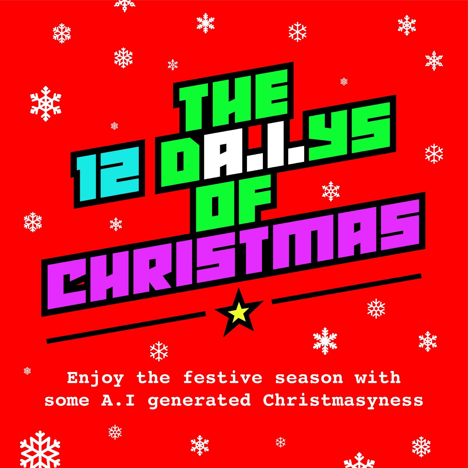 Forever Beta creates a nightmarish 12 d.A.I.ys of Christmas holiday cards, highlighting the shortcomings of A.I