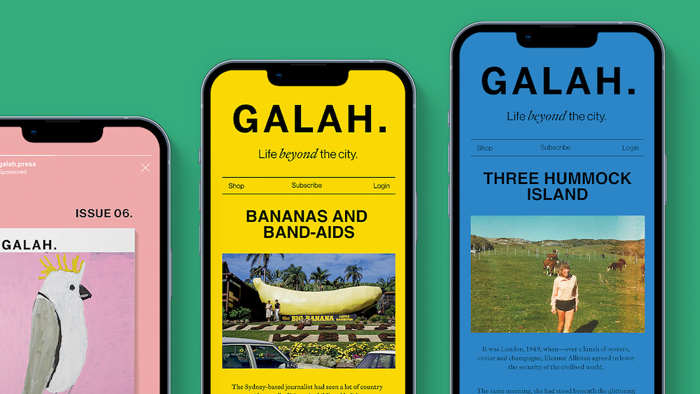 Australian lifestyle publisher GALAH launches new digital presence via Daylight