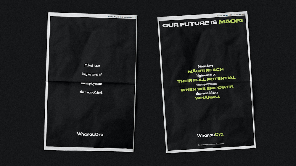 Whanau Ora launches ‘Our Future is Maori’ campaign, a statement for greater Maori aspiration via Motion Sickness