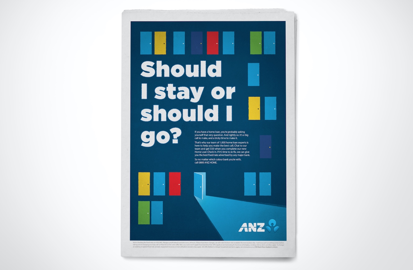 ANZ asks the big question facing New Zealand homeowners in latest campaign via TBWA\NZ