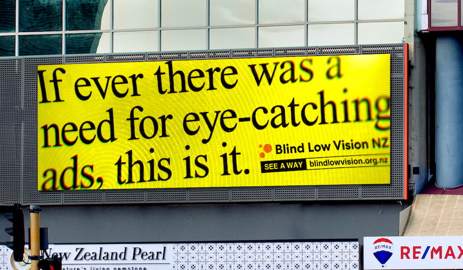 Blind Low Vision NZ launches new hi-viz campaign for low vision people via YoungShand