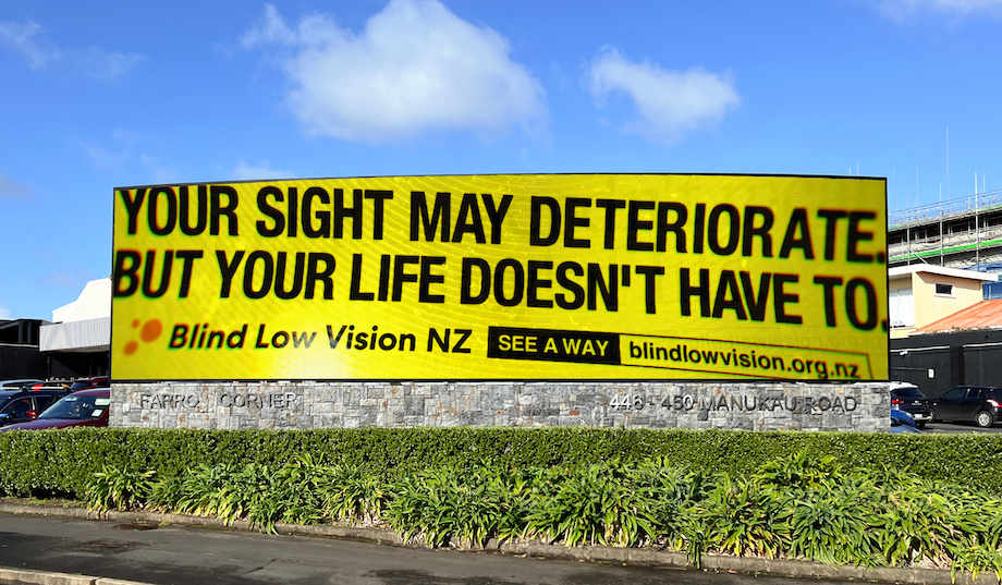 Blind Low Vision NZ launches new hi-viz campaign for low vision people via YoungShand