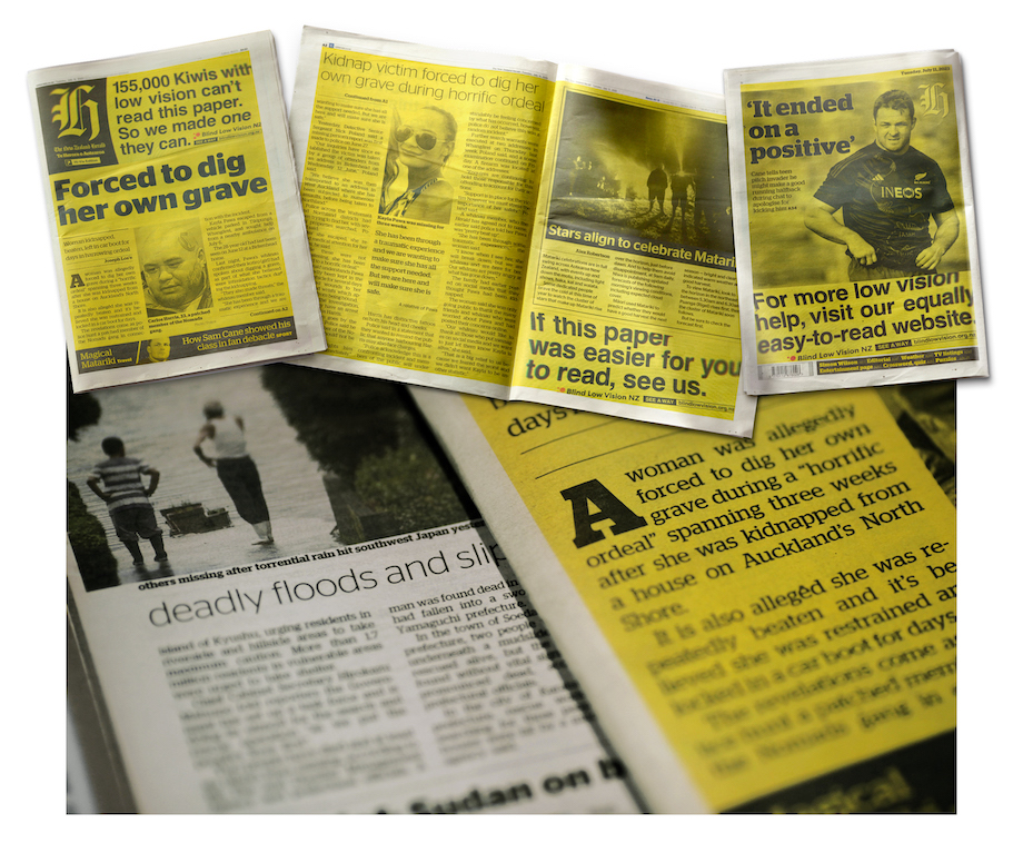 Blind Low Vision NZ launches new hi-viz campaign for low vision people via YoungShand