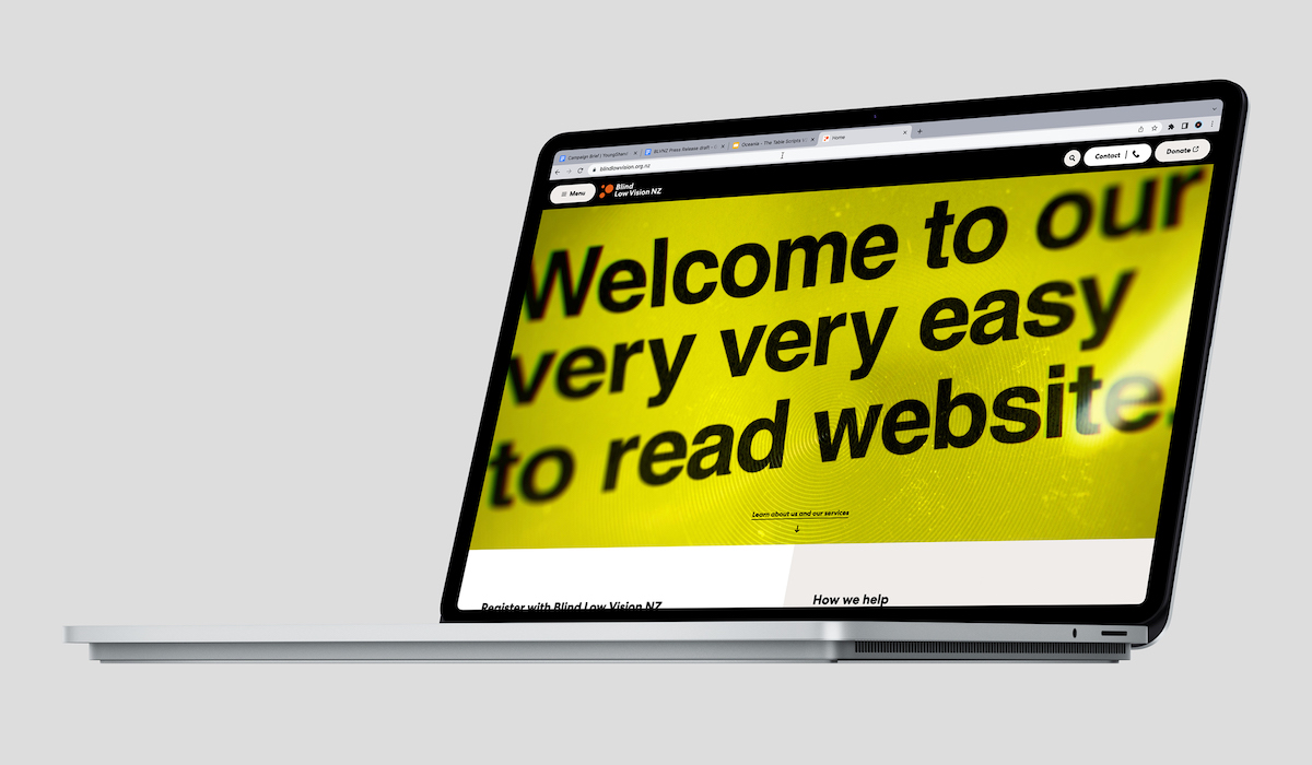 Blind Low Vision NZ launches new hi-viz campaign for low vision people via YoungShand
