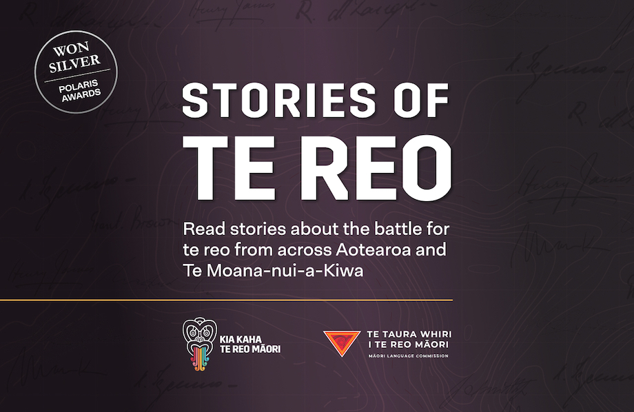 Te Taura Whiri i te Reo Maori and For Purpose win prestigious Polaris Award in London