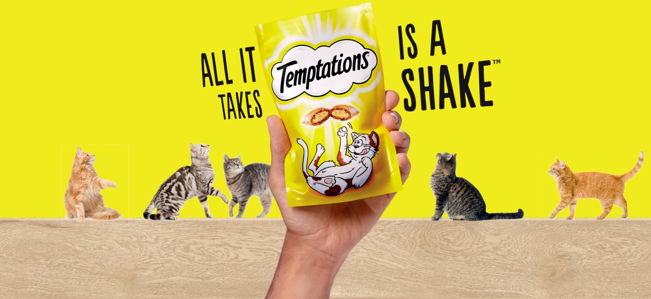 Mars Petcare launches new ‘All It Takes Is A Shake’ campaign for Temptations via Farrimond