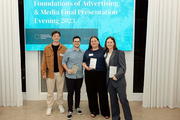 Comms Council Foundations of Advertising and Media Course Concludes With Presentations and Celebrations