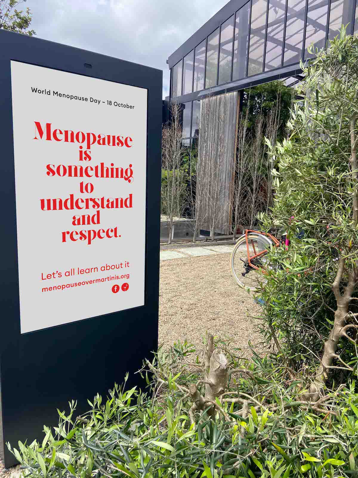 Outdoor ads aim to raise awareness of once-taboo turned hot topic for World Menopause Day