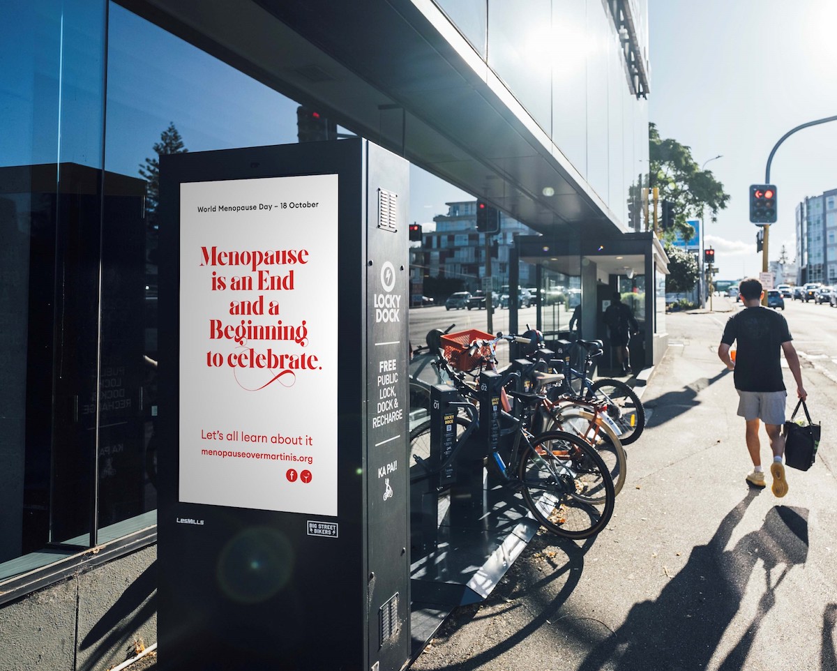 Outdoor ads aim to raise awareness of once-taboo turned hot topic for World Menopause Day
