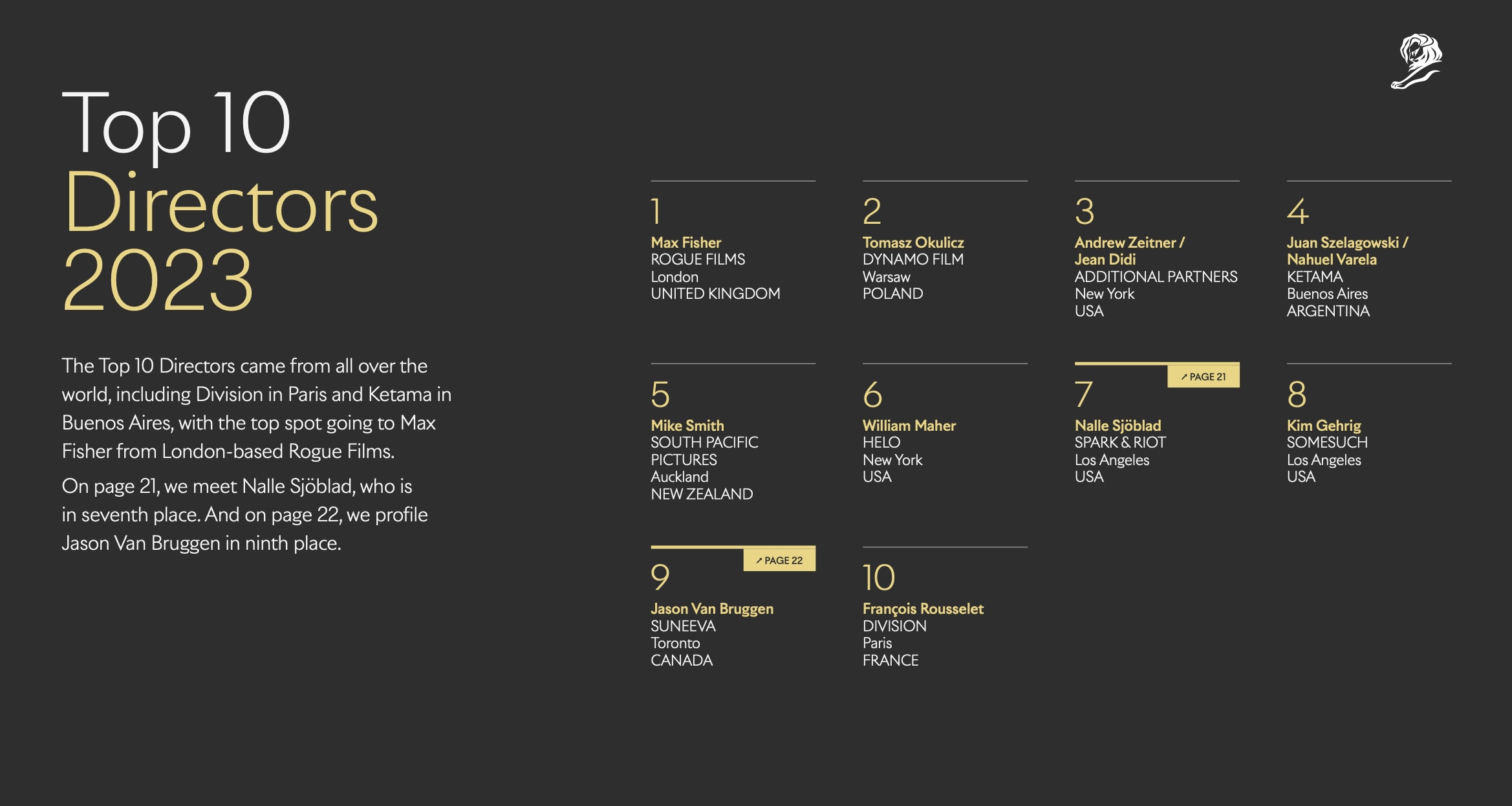 Kiwi creatives break into the Cannes Lions Top 10 rankings for 2023