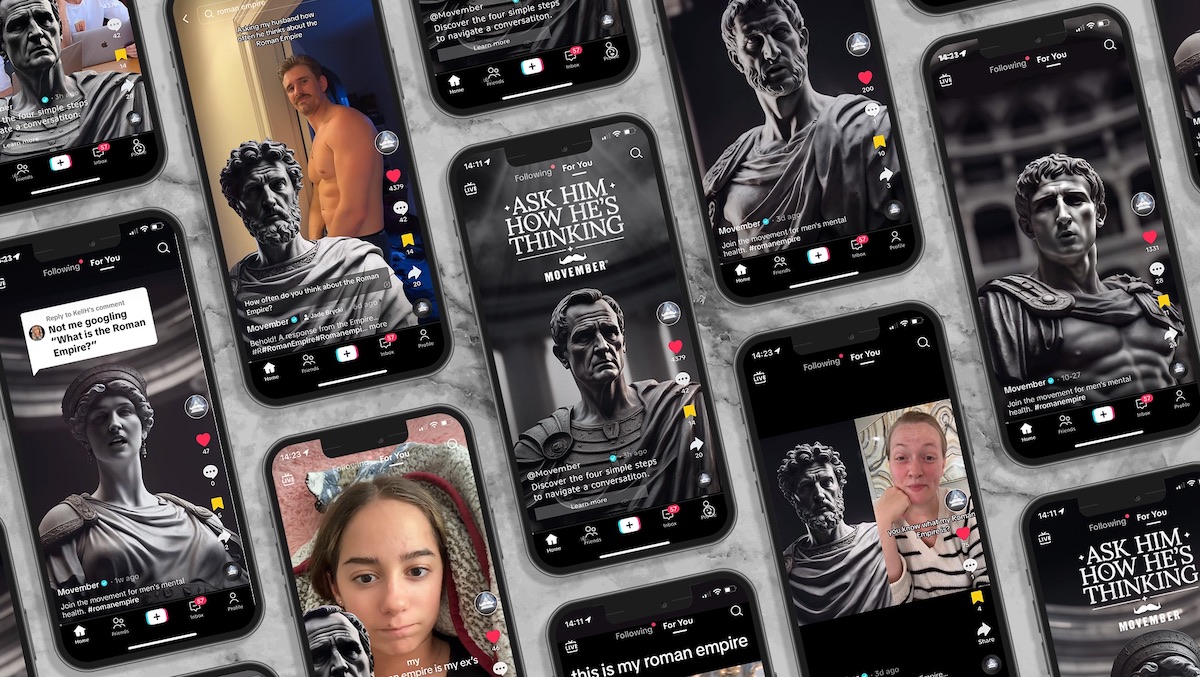 Movember launches new campaign, MMDCCCXXiii years in the making via Dentsu Creative