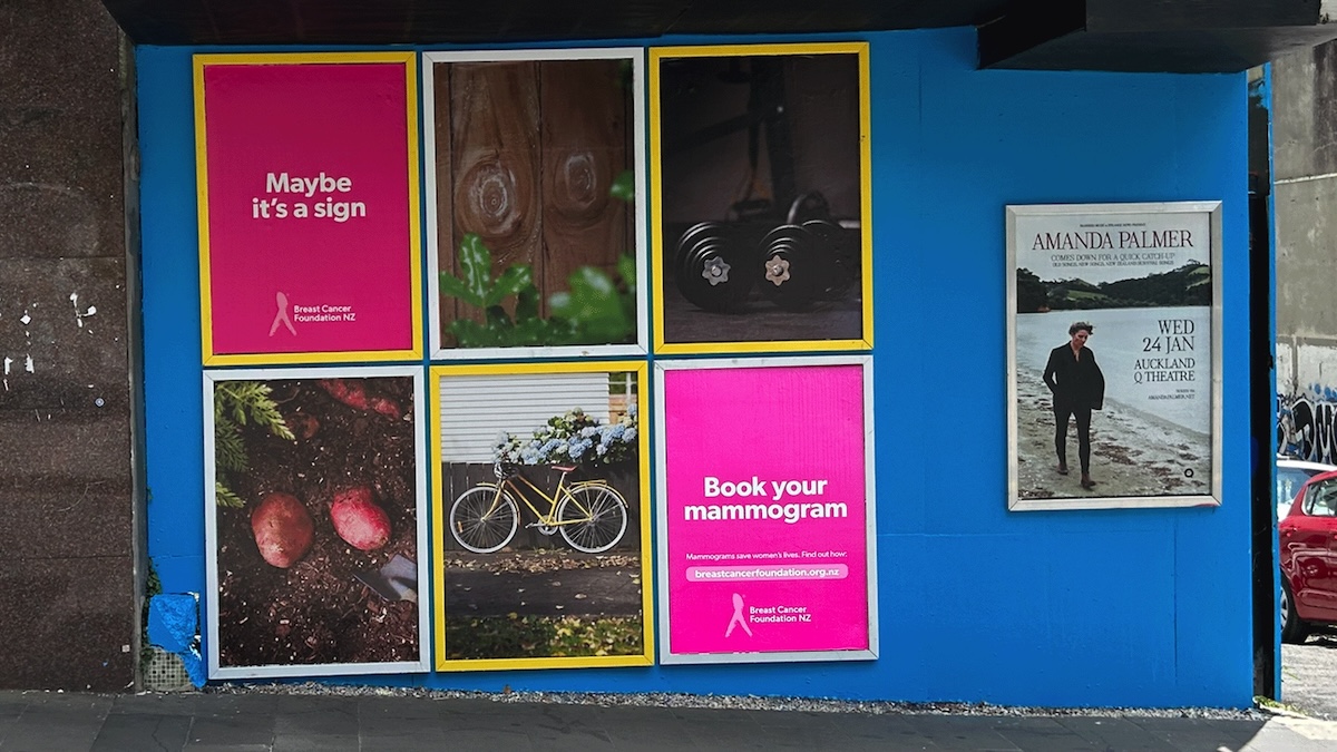 Seeing breasts everywhere? Maybe it’s a sign…says new BCFNZ campaign via Ogilvy NZ