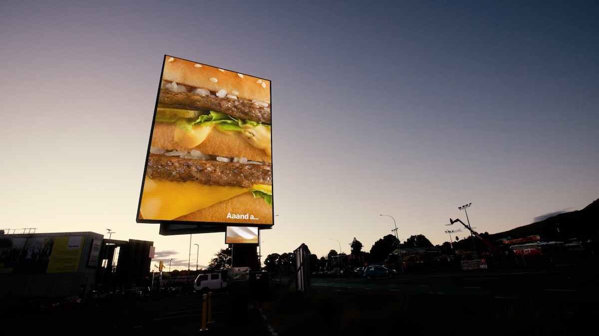 Macca’s hacks its own OOH in new ‘Ad Ons’ campaign via LUMO and DDB Aotearoa