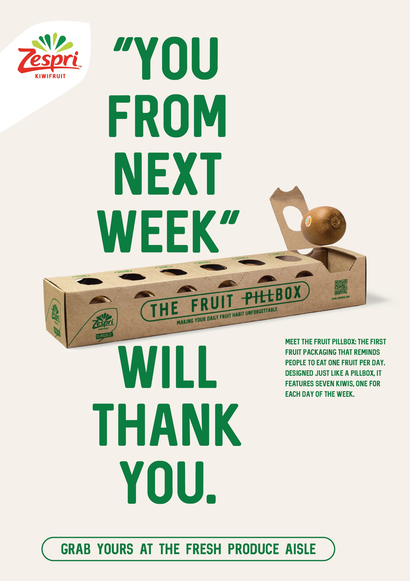 Zespri launches Fruit Pillbox to promote daily kiwi consumption in new campaign via Speakeasy
