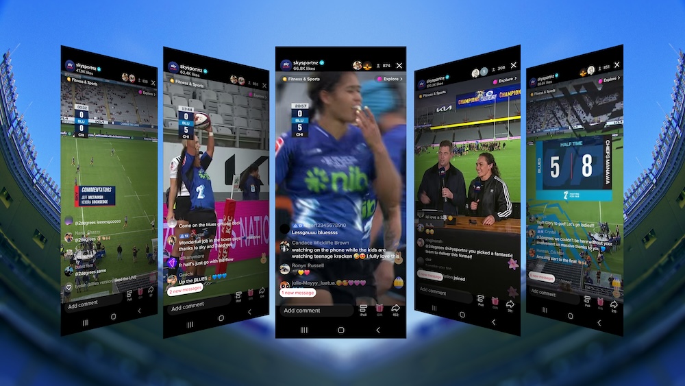2degrees changes perspective on women’s rugby with TikTok broadcast through Sky via TBWA\NZ