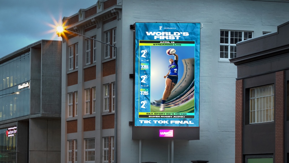 2degrees changes perspective on women’s rugby with TikTok broadcast through Sky via TBWA\NZ
