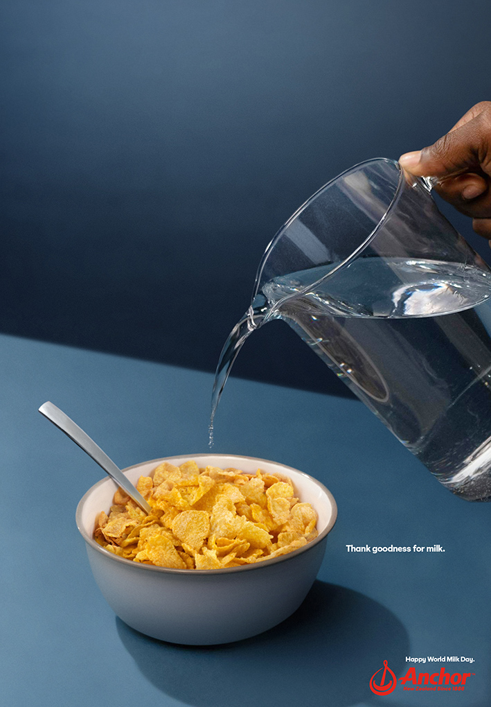 Anchor imagines a world without milk in latest campaign via TBWA for World Milk Day