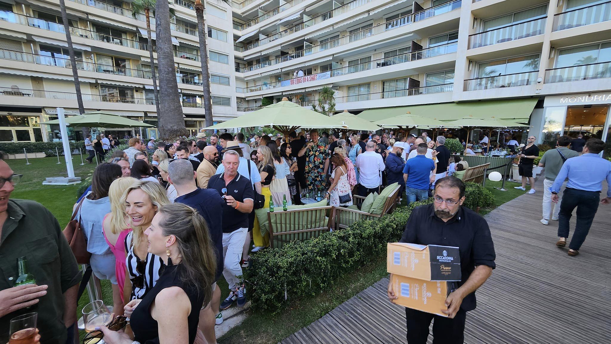 Aussie and Kiwi delegates treated to the annual Campaign Brief Cannes Welcome Cocktails courtesy of Photoplay, Fin Design+Effects, Rumble and FBI Talent Co