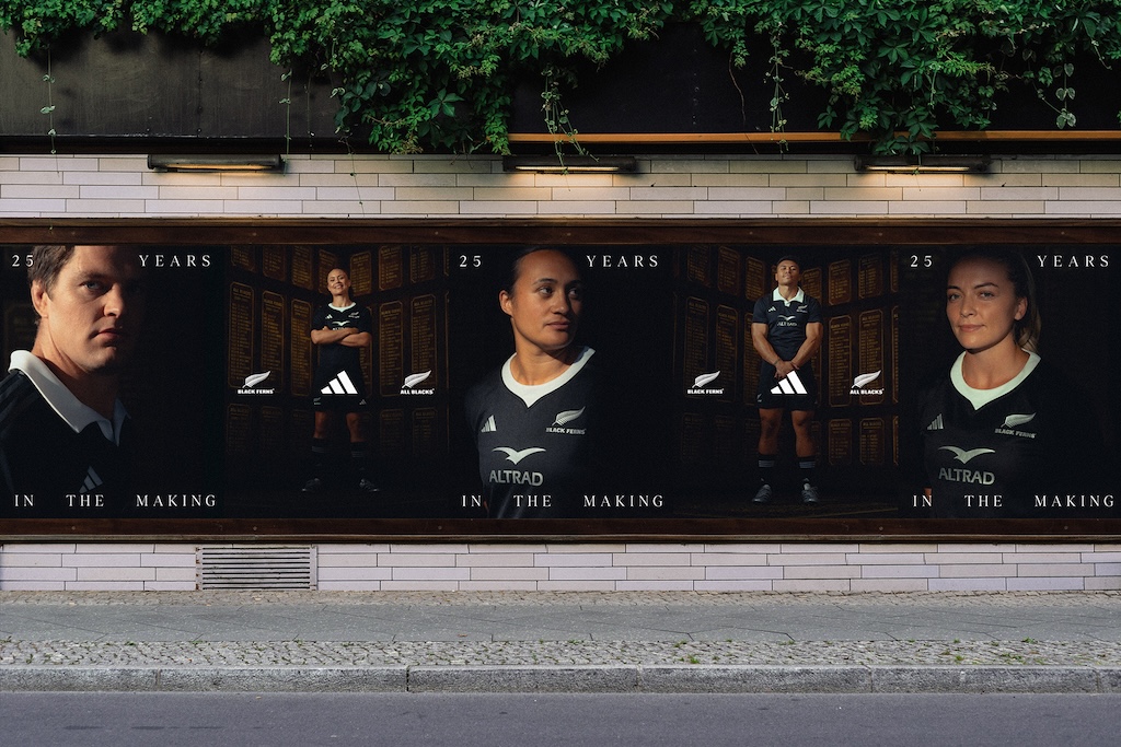 adidas marks 25 year partnership with NZ rugby with iconic team photo and campaign via Augusto