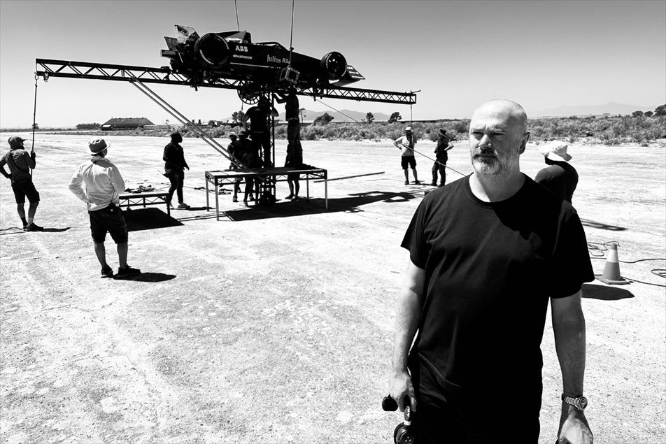 EXIT signs bold cinematic director Sam Walker