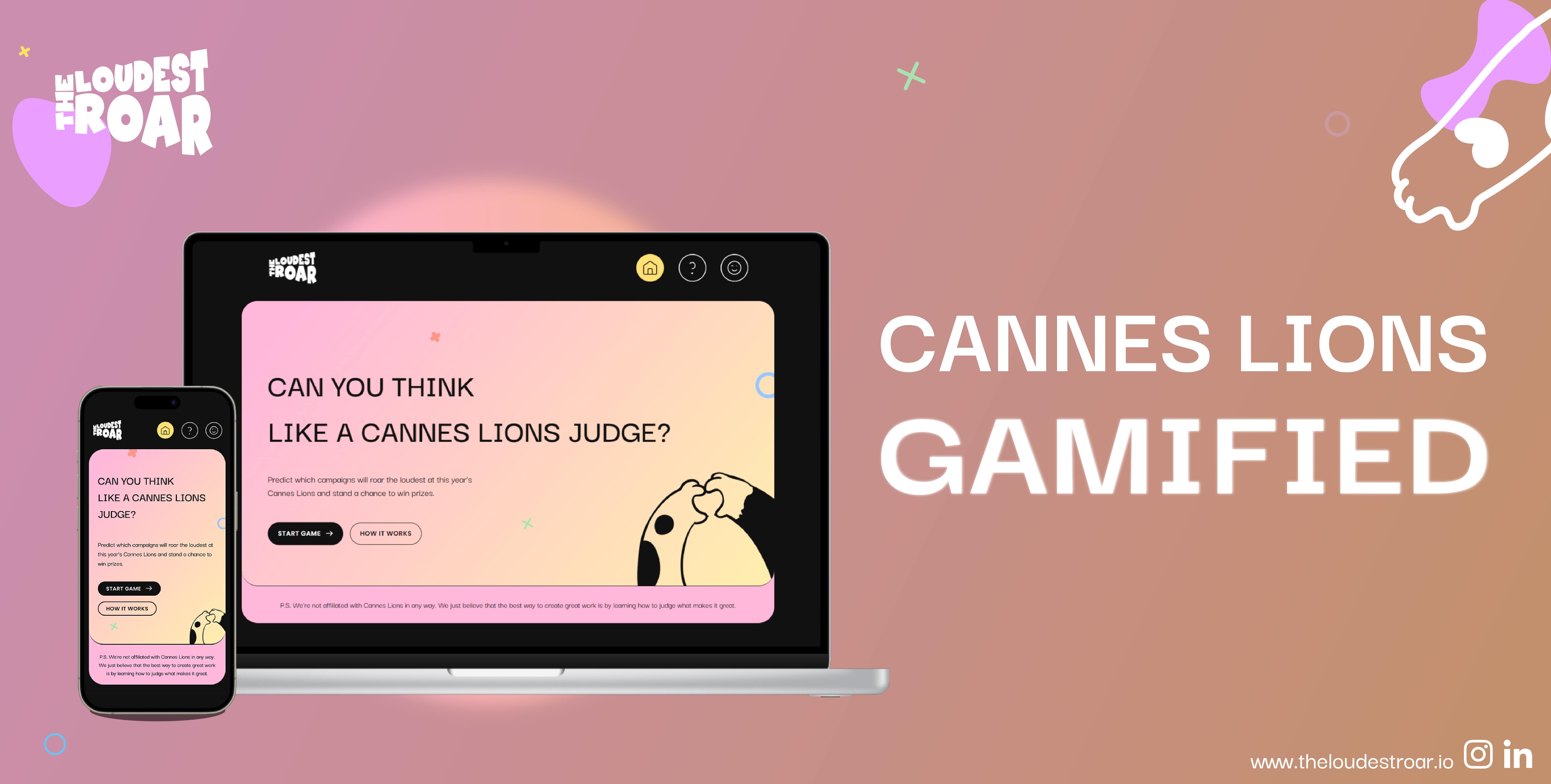 The Loudest Roar: A gamified platform for predicting Cannes Lions winners has returned to inspire, educate, and reward young talents