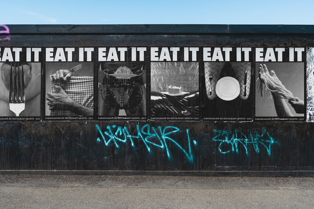 Eat It: Karangahape Road celebrates hedonistic past and present in new campaign for inaugural restaurant month via Motion Sickness